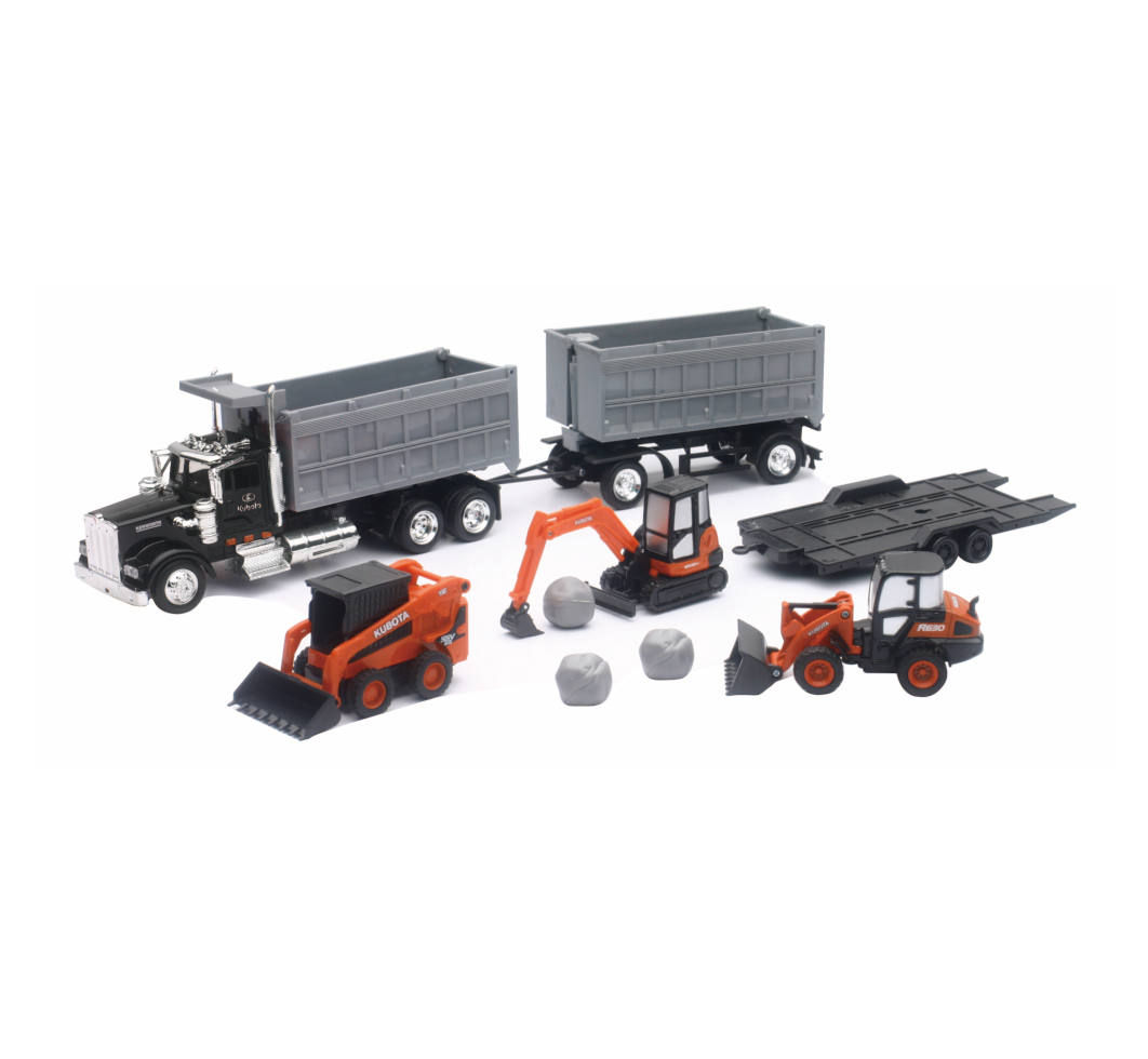 KWSS33373A  1:43 W900 Dump Truck Kubota construction Set