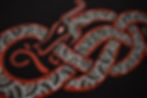 Thumbnail: Dragon: Jormungand - Red (stencil art)