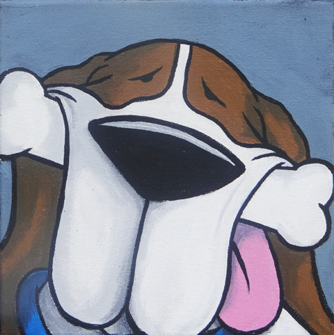 BONE HEAD Bassett sm