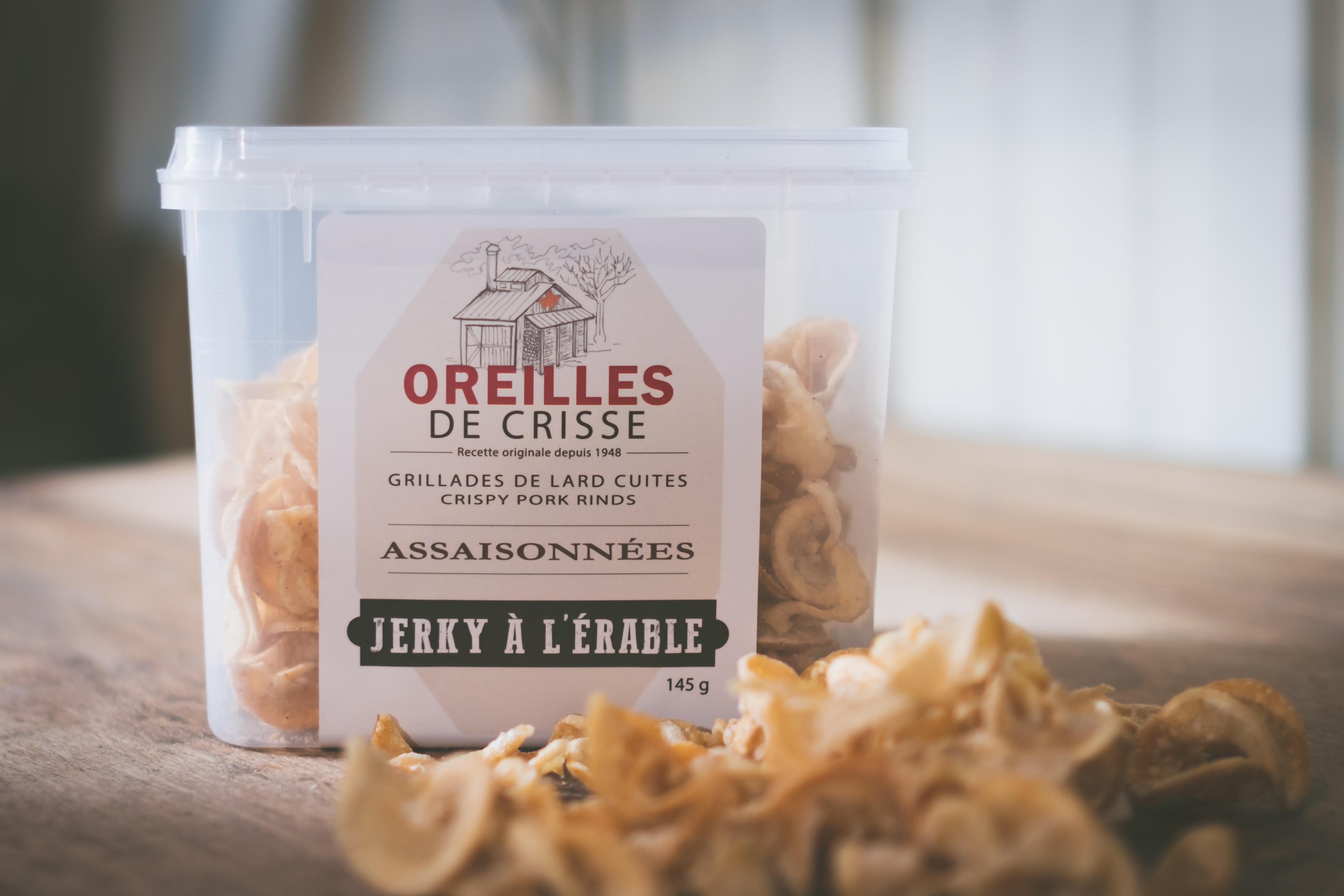 JERKY à L'ÉRABLE - pot 145 gr