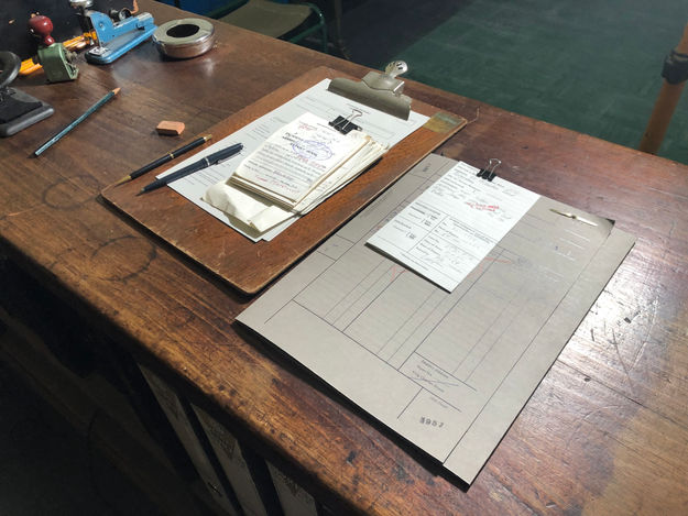 1950's police paperwork