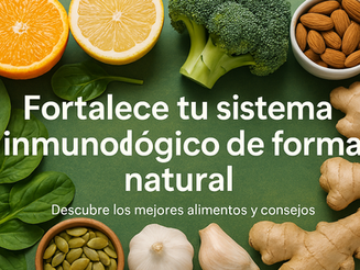 Alimentos naturales que fortalecen el sistema inmunológico