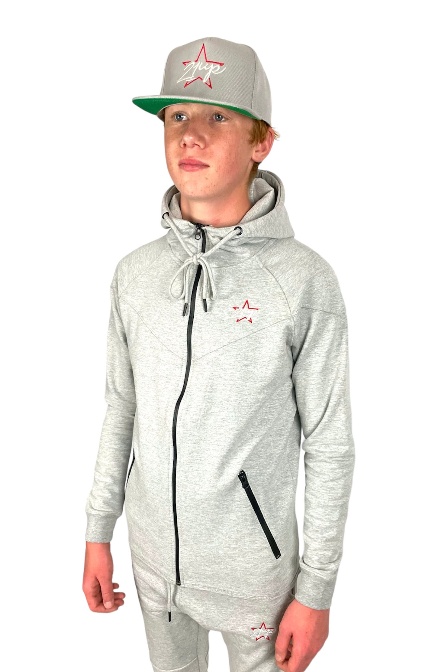 Hooded Tracksuit - Grey