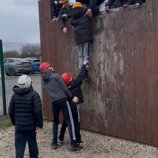 Young participants from 21UP Movement at Stubbers Adventure Centre residential developing confidence, teamwork, and leadership skills.