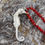 Thumbnail: Silver Seahorse with recycled coral beads