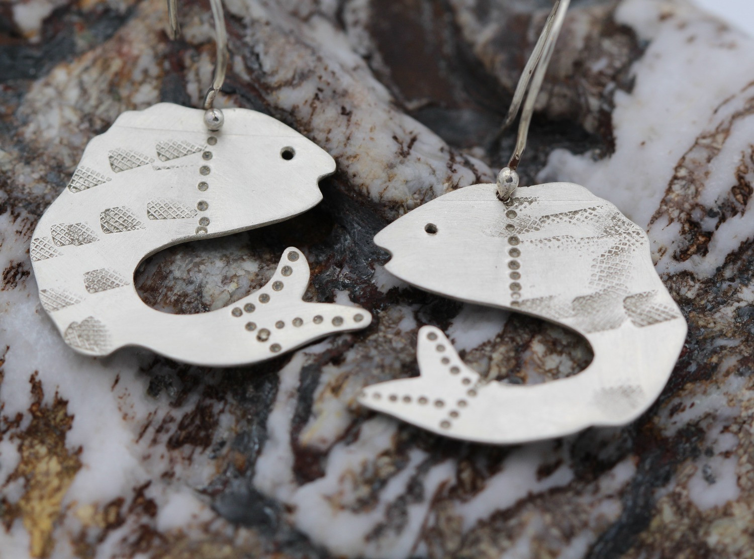 Sea Monster Earrings