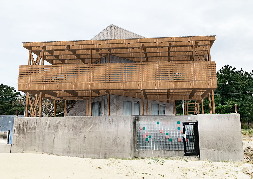 酒井様CG:津屋崎海岸戸建バルコニー 181210
