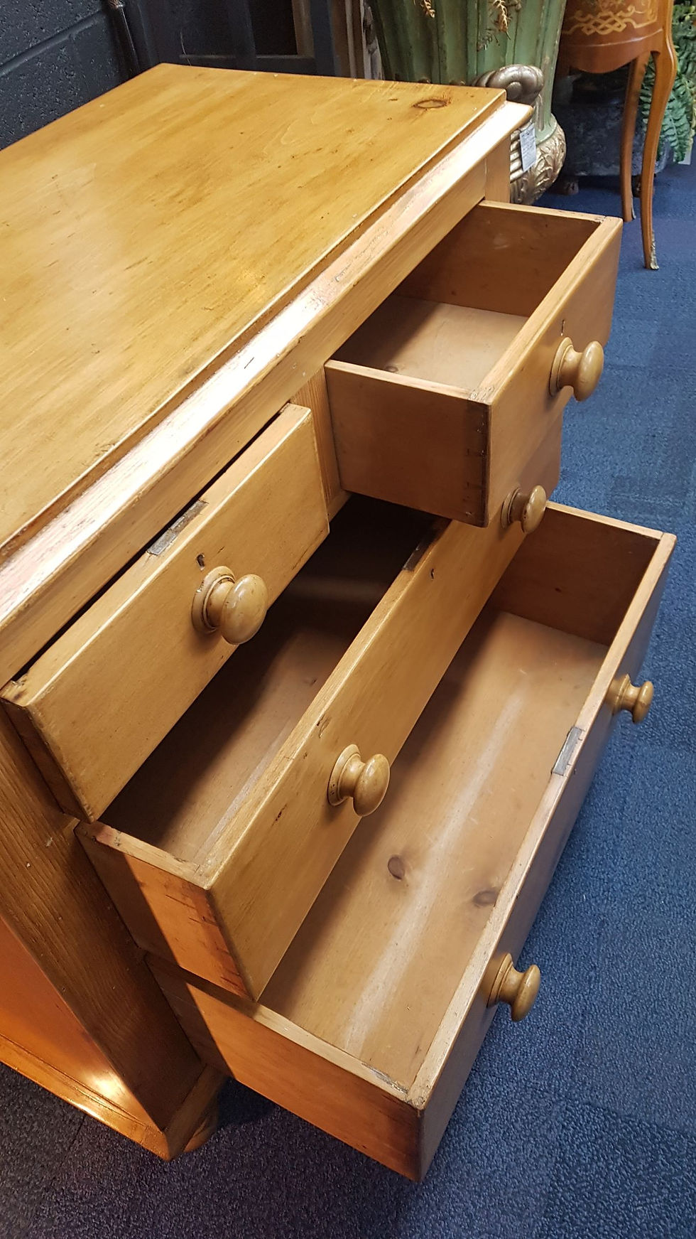 Thumbnail: Compact Pine Chest of Drawers