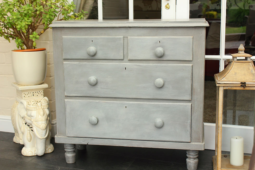 Thumbnail: Victorian Painted Pine Chest of Drawers