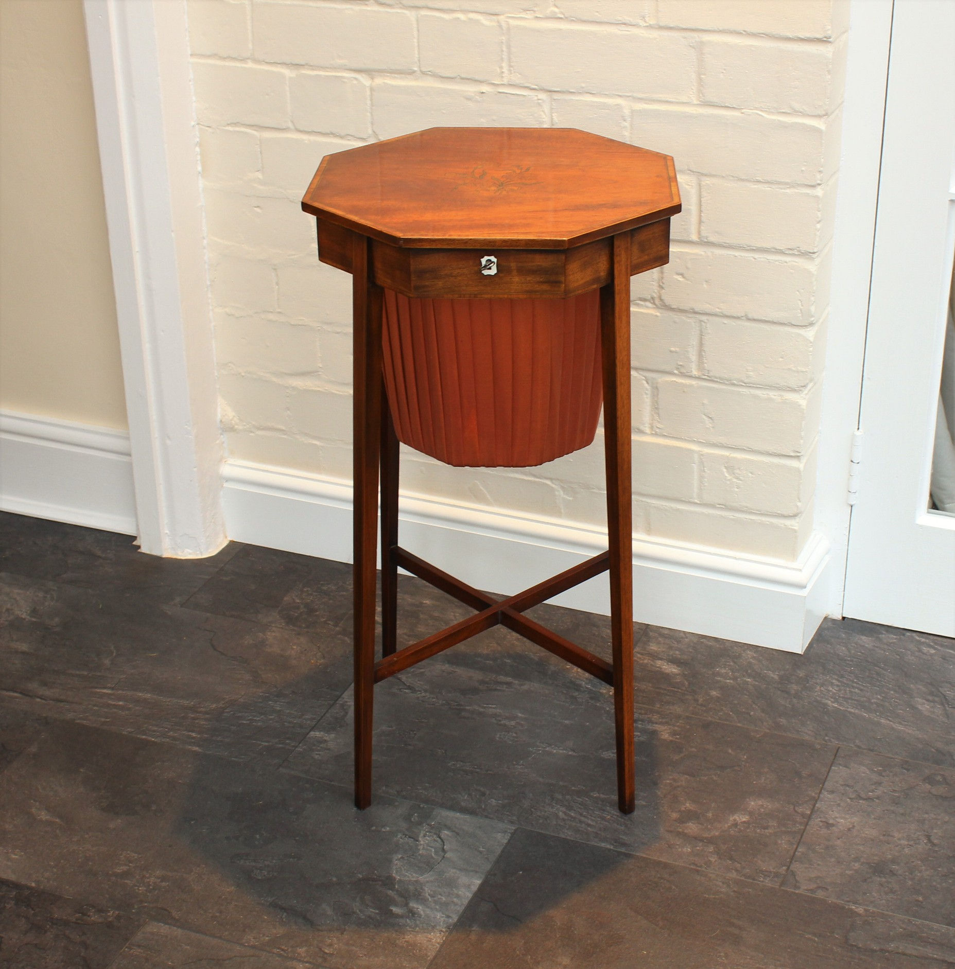 19th Century Mahogany Sewing Table