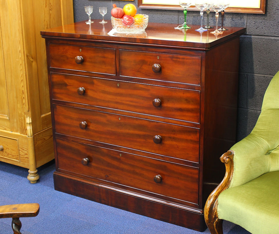 Thumbnail: Victorian Mahogany Chest of Drawers