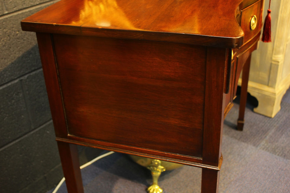 Thumbnail: Regency Style Serpentine Mahogany Sideboard
