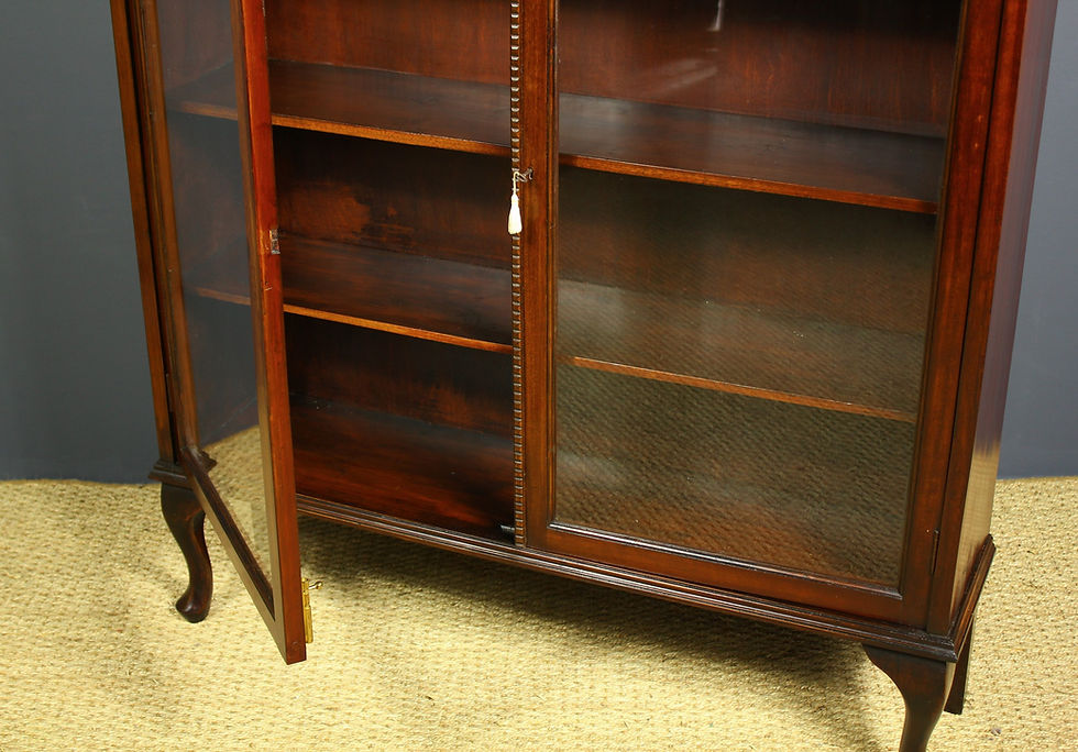 Thumbnail: Early 20th Century Mahogany Glazed Bookcase