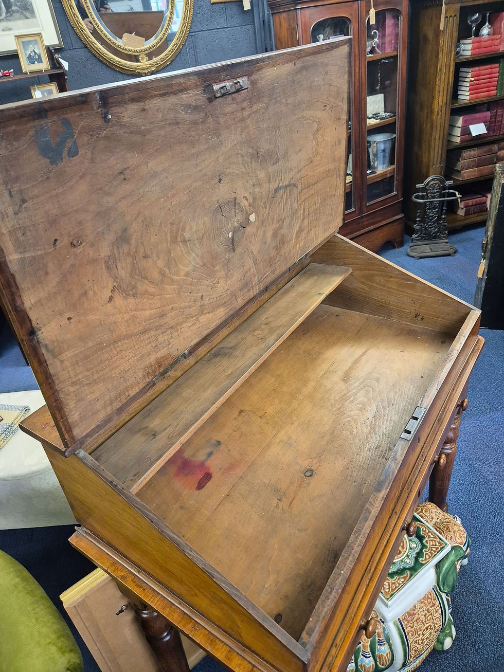 Thumbnail: 19th Century Elm Teachers/Clerks Desk