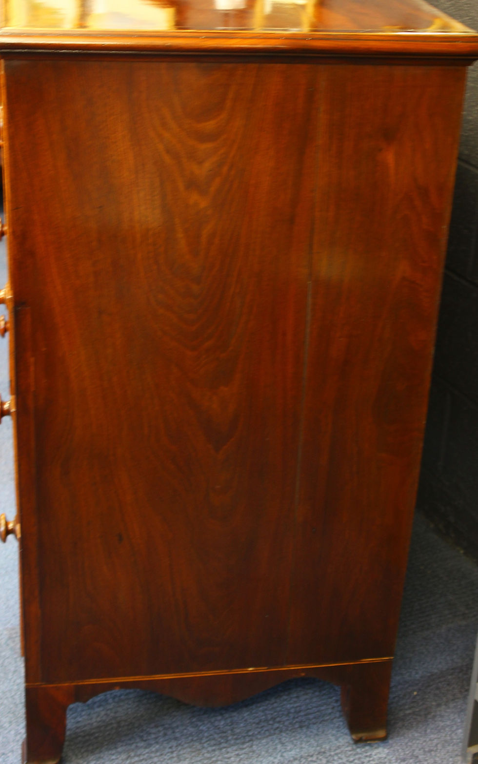 Thumbnail: Georgian Mahogany Secretaire Chest