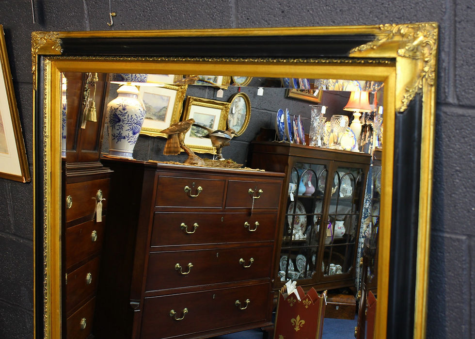 Thumbnail: Vintage Large Rectangular Mirror