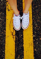 Tennis shoes and road.jpeg