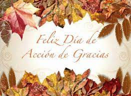 ¡Feliz Día de Acción de Gracias a todos!