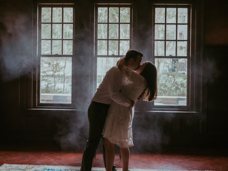 Dan & Julia’s Engagement Session at the Historic Yuengling Mansion | Pottsville, PA