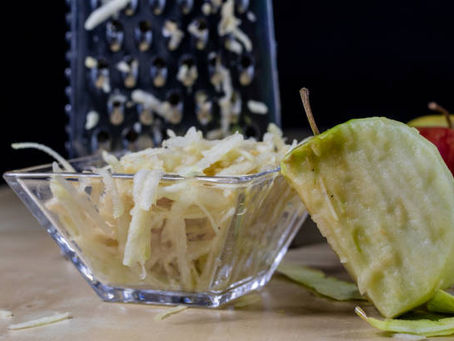 Salade rémoulade de pomme au Cantal