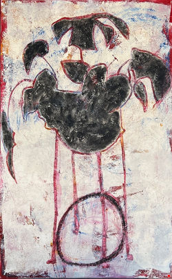 Swiss Cheese Silhouette