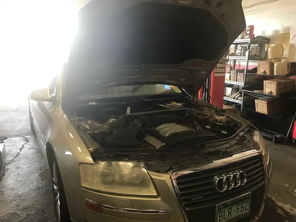 Audi A8 in service