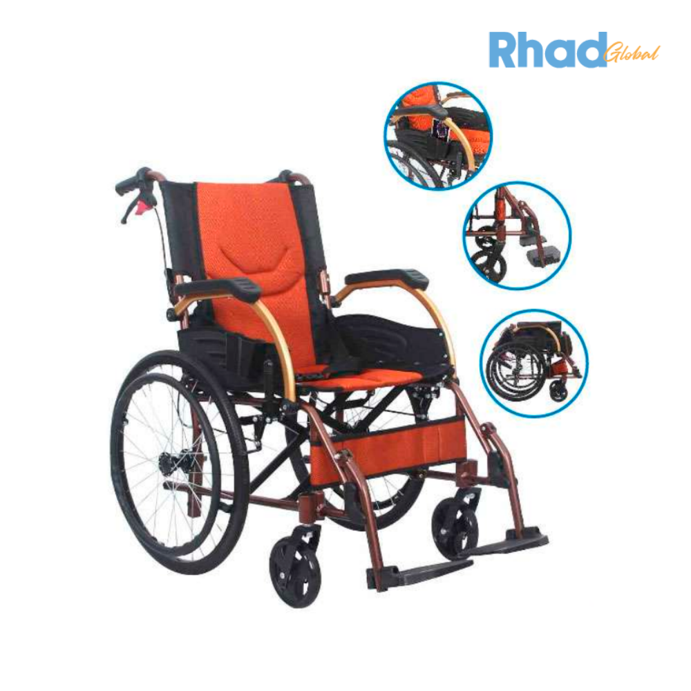 Silla de Ruedas - Plegable Confort