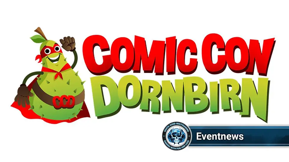 Zeigt den Banner der Comic Con Dornbirn Convention