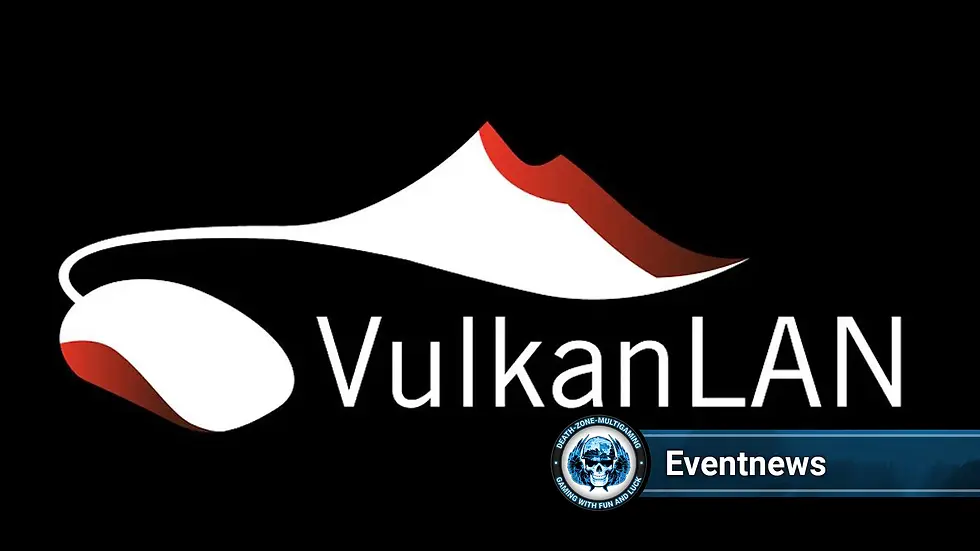 Zeigt den Banner der Vulkan Lan Convention