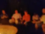 Mitglieder von Death-Zone-Multigaming am Lagerfeuer beim Communitytreffen 2025