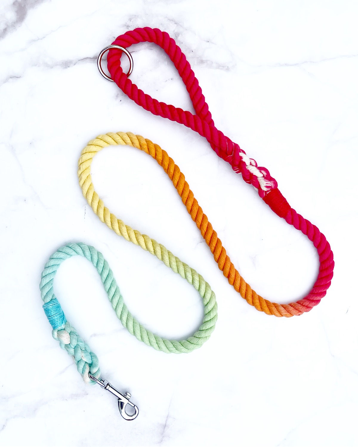 Design Your Own Rainbow Rope Lead