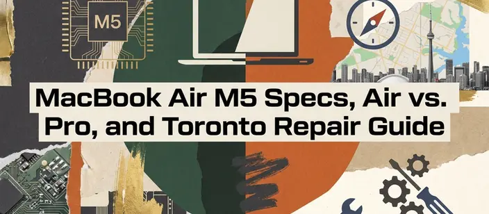 MacBook Air M5 Specs, Air vs. Pro, and Toronto Repair Guide