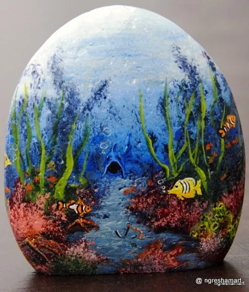 Www Ngreshamart Com Handpainted Rocks Gallery