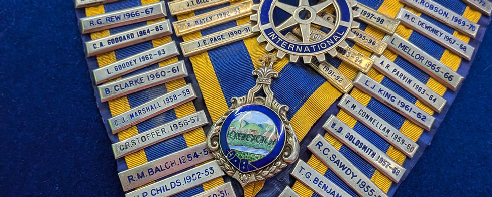Witham Rotary Club Chains of Office
