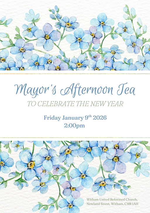 Copy of Delicate Light Blue Watercolor Rustic Wedding Invitation with Small Forget-Me-Not 