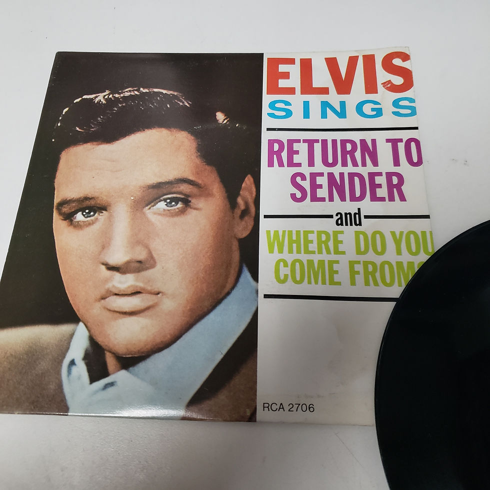 Thumbnail: 4 Elvis Presley '45 Vinyl Records "THE KING COLLECTION"