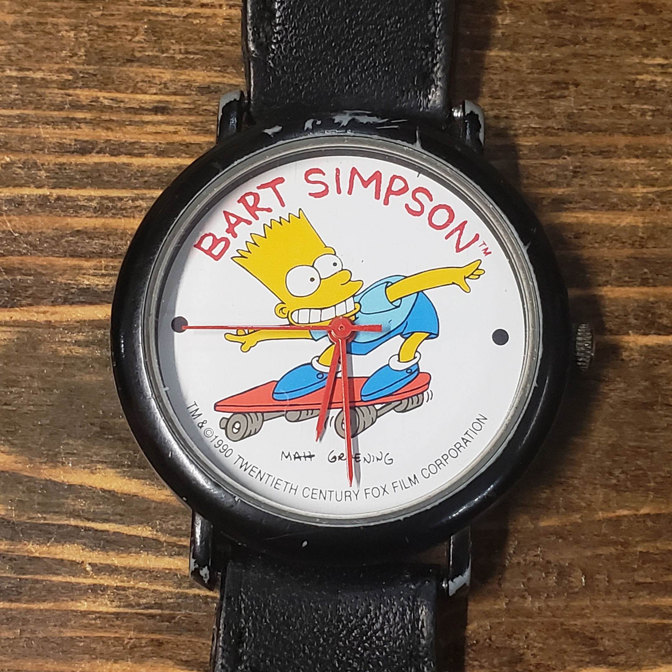 1990 BART SIMPSON WRISTWATCH