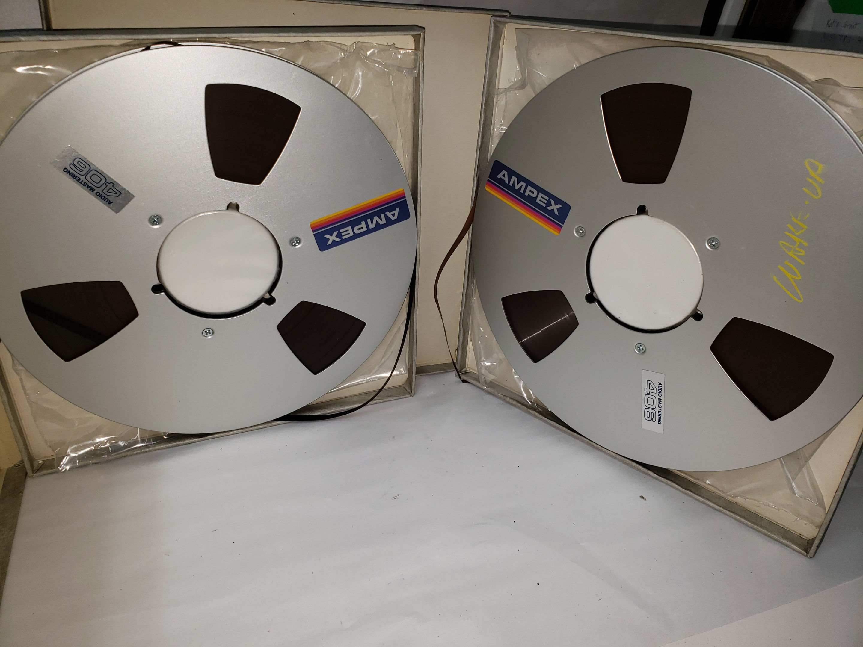 (2) Ampex 406 Reel to Reels Master Recording