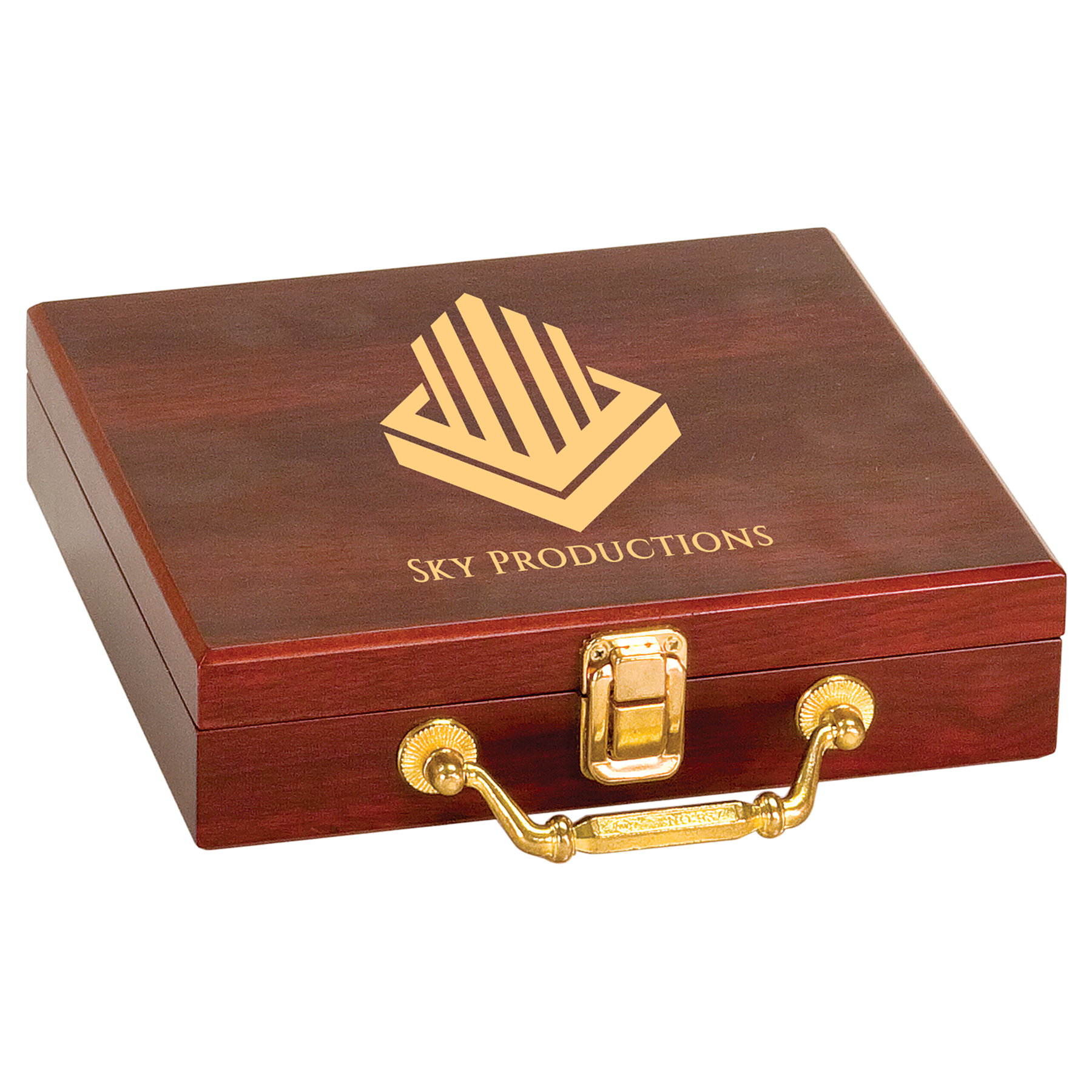 Rosewood Poker Gift Set - engraved sample shown (example engraving)