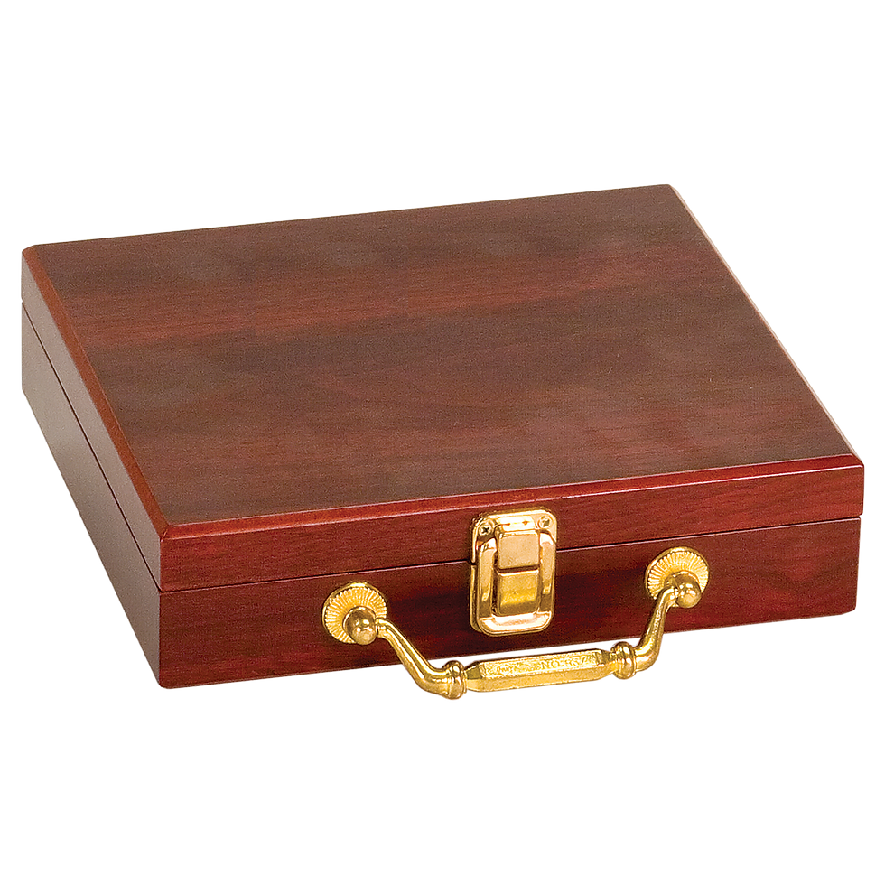 Rosewood Poker Gift Set - blank product, shown without engraving