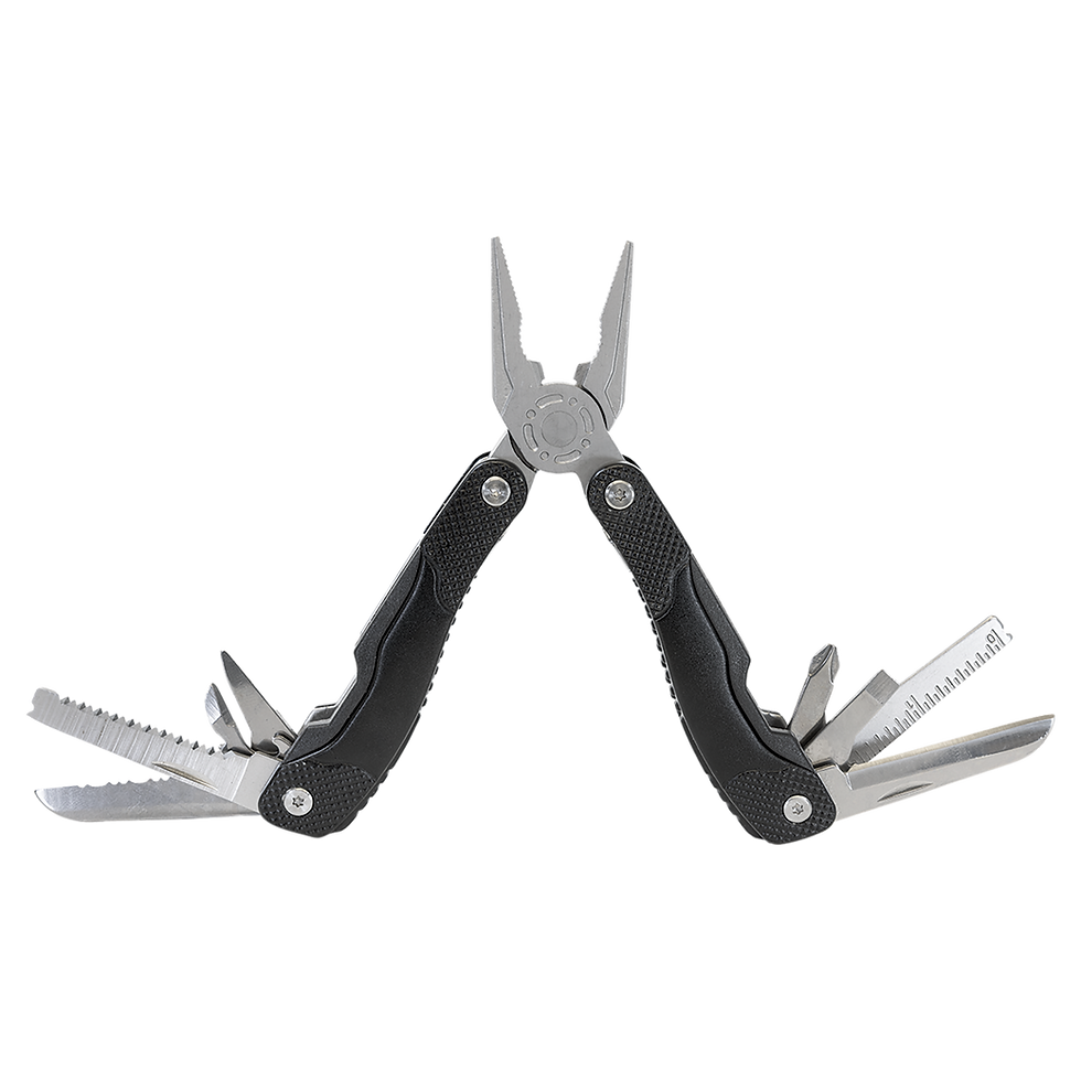 Bison River 4" Multi-Tool with Nylon Sheath - engraved sample shown (example engraving)