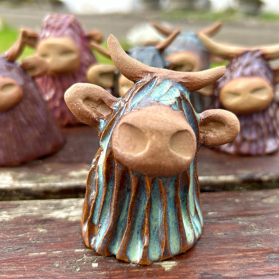 Thumbnail: Toasted clay Highland Coo/Small