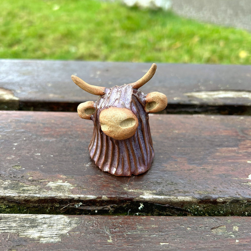 Thumbnail: Toasted clay Highland Coo/Small