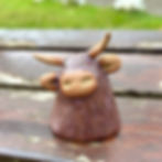 Thumbnail: Toasted clay Highland Coo/Small