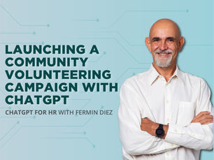 Launching a community volunteering campaign with ChatGPT