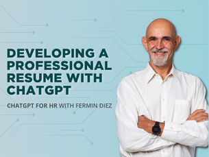 Developing a professional resume with ChatGPT