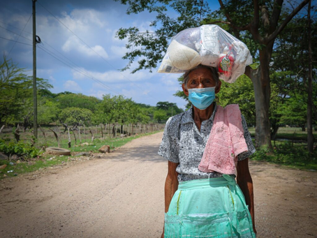 Delivery of Rations in the communities of Agua Caliente, El Gramal, El Faro, El Carmen
