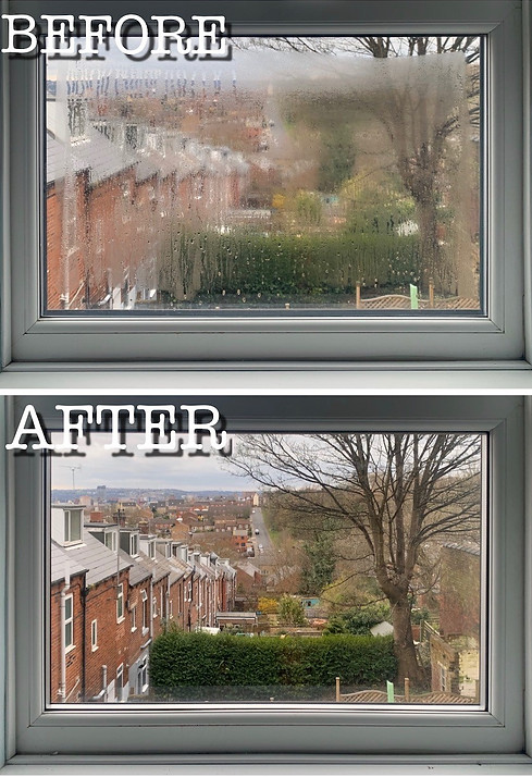 double glazed window repaired and replaced by sheffield glazing company picture of double glazed unit into upvc window glass manufactured in sheffield repaired and replaced by local company