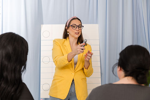 Angela Hoppe hosts workshops and networking opportunities that teach brand visibility and