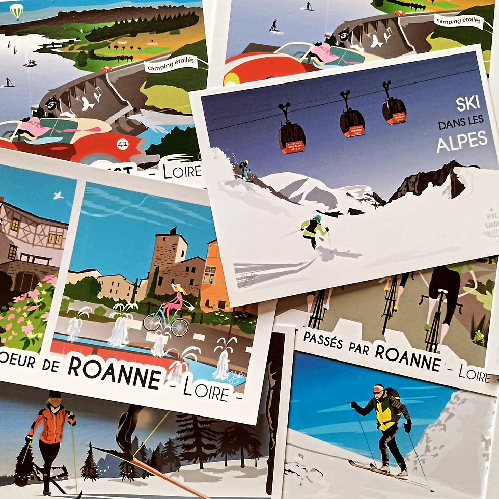roanne cartes postales